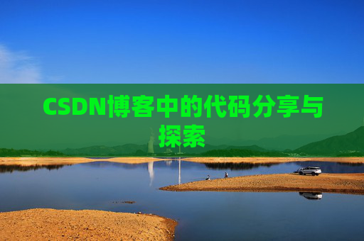 CSDN博客中的代码分享与探索